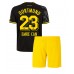 Cheap Borussia Dortmund Emre Can #23 Away Football Kit Children 2022-23 Short Sleeve (+ pants)